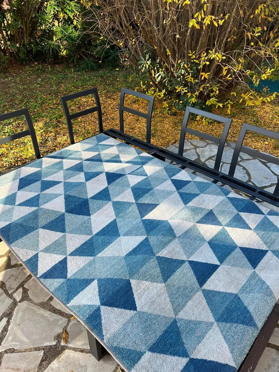 Après nettoyage et désinfection professionnelle d'un tapis - mobilier textile - Agde - par Eco Clean Up 34