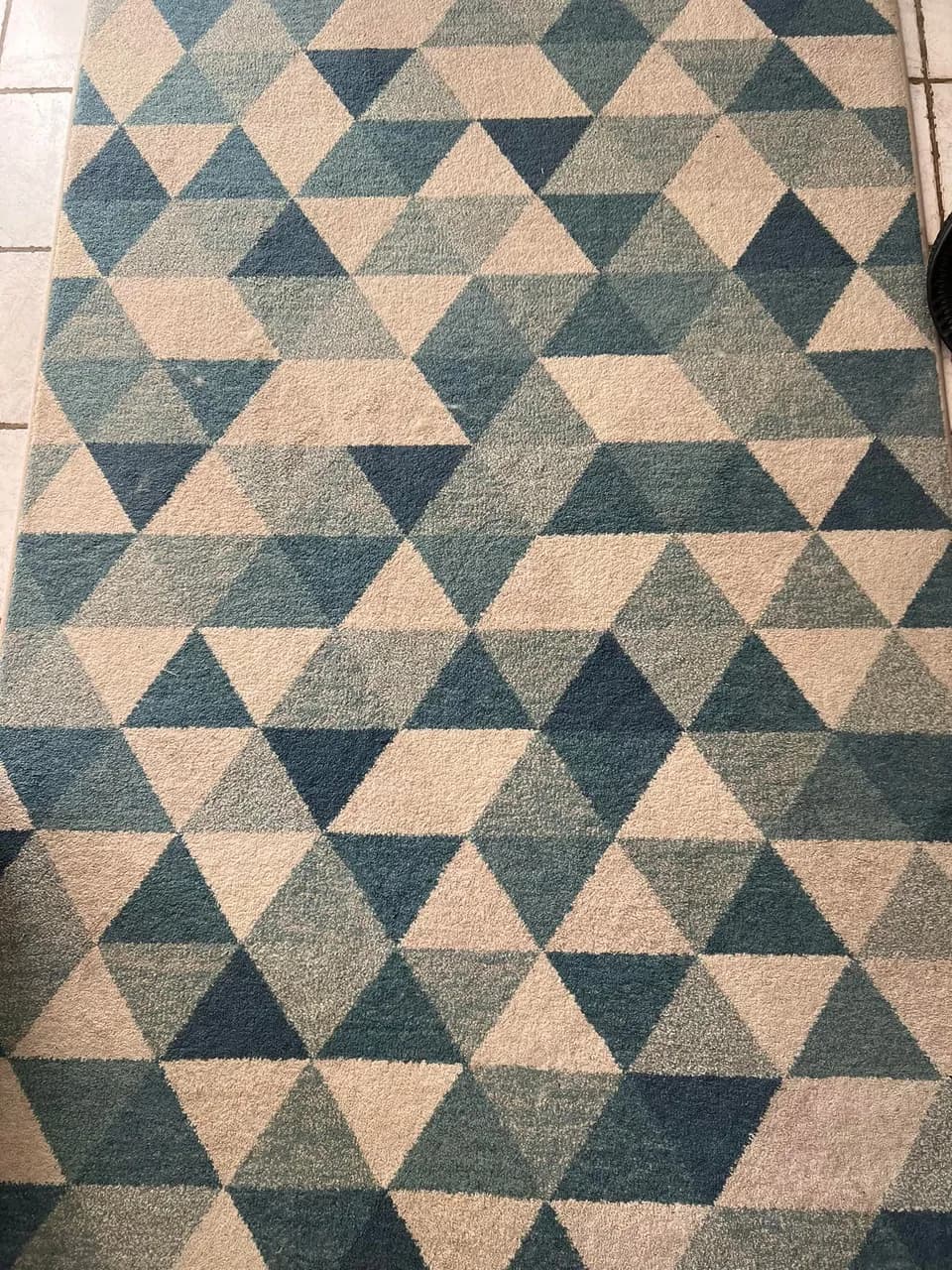 Avant nettoyage d'un tapis à Agde - Eco Clean Up 34