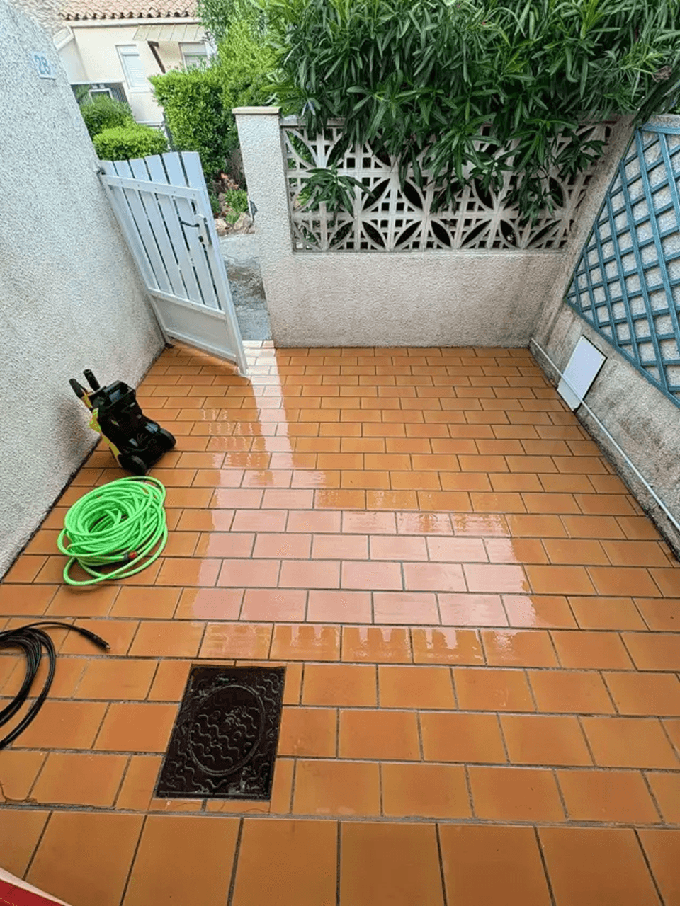 Nettoyage professionnel de terrasses et espaces verts au Cap d'Agde - Résultat Final - Par Eco Clean Up 34 - Hérault