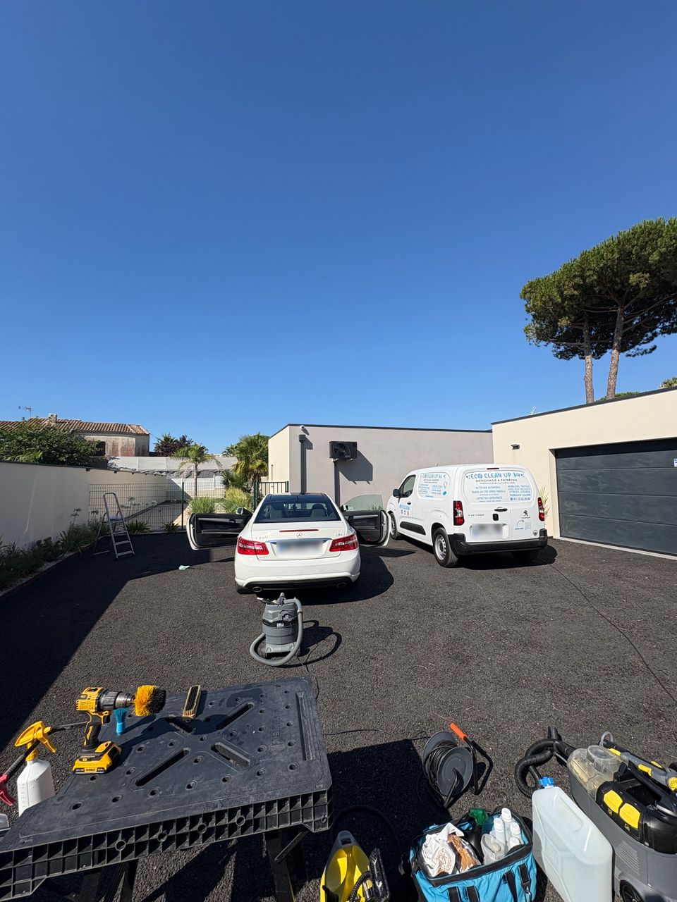Nettoyage intèrieur complet mercedes classe e au grau d'agde