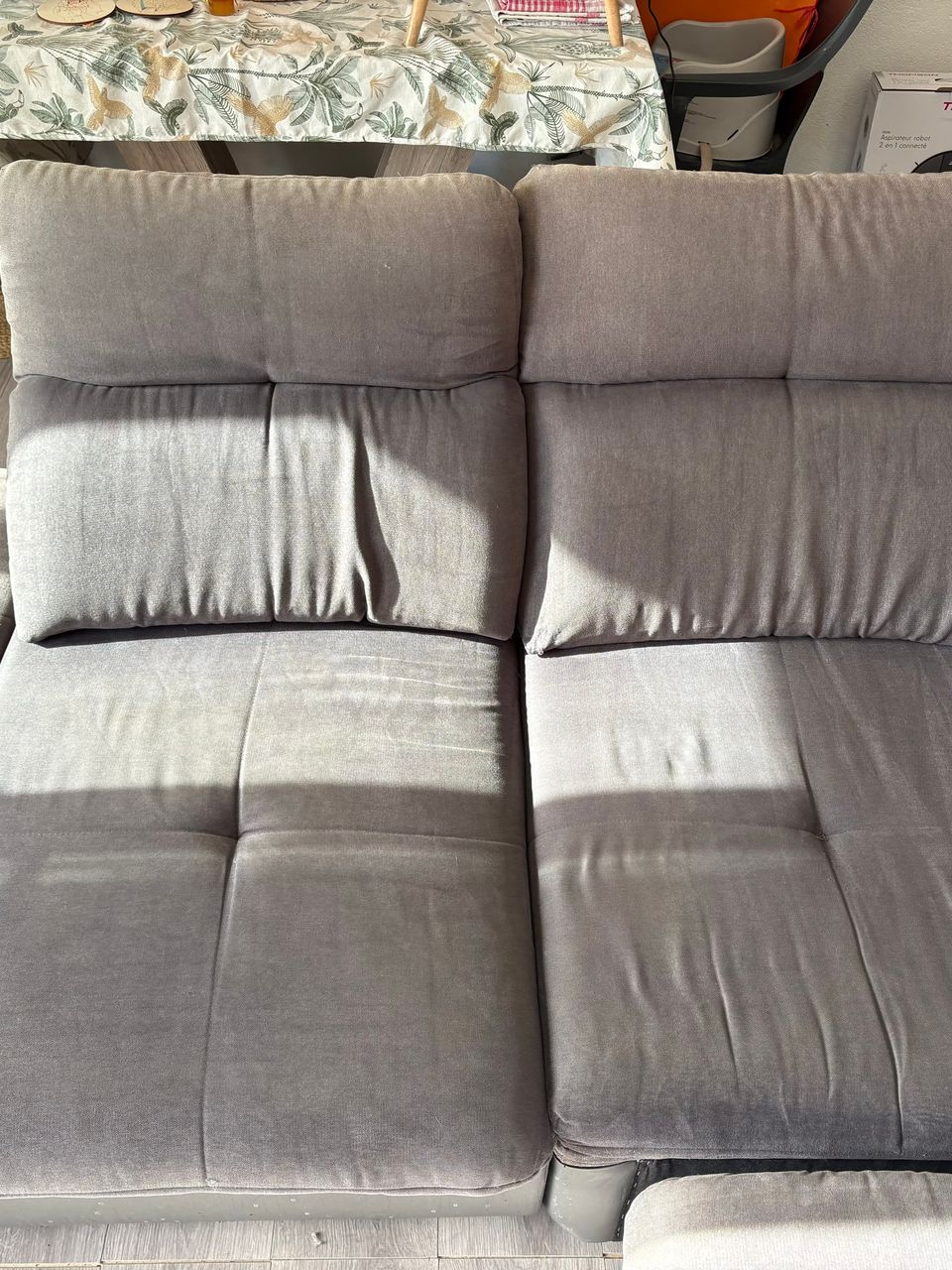 Nettoyage mobiliers tissu à domicile