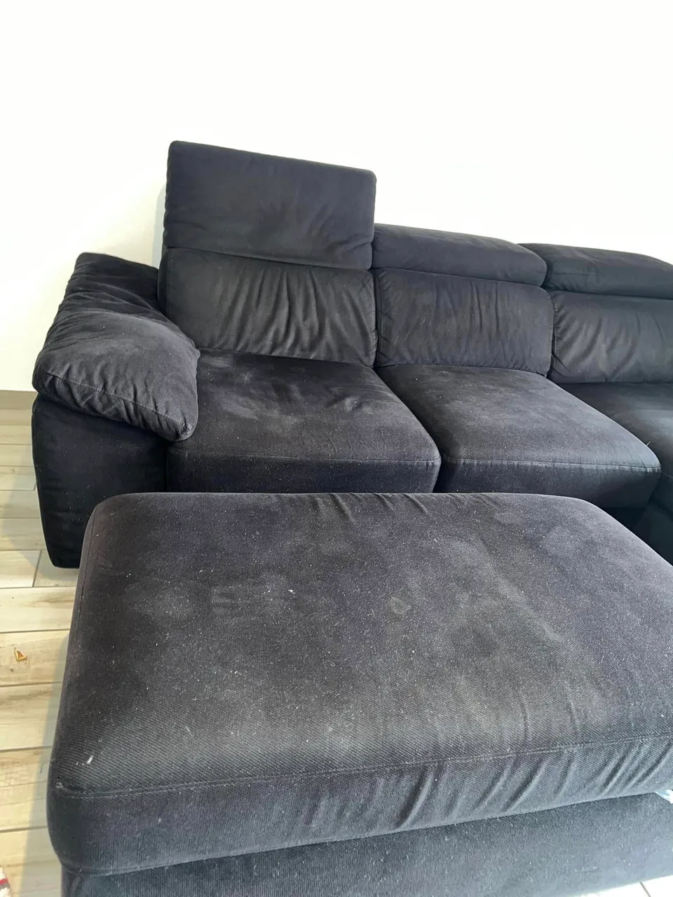 Avant nettoyage et désinfection - Canapés et Chaises - Eco Clean Up 34 Nettoyage Mobiliers Textile Hérault - Agde