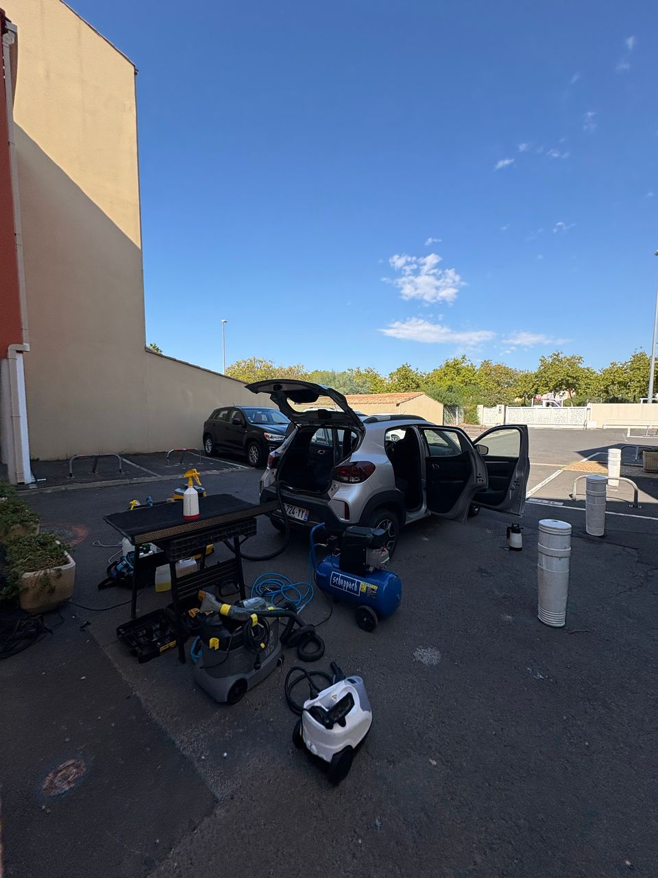 nettoyage intérieur complet dacia spring cap d'agde eco clean up 34