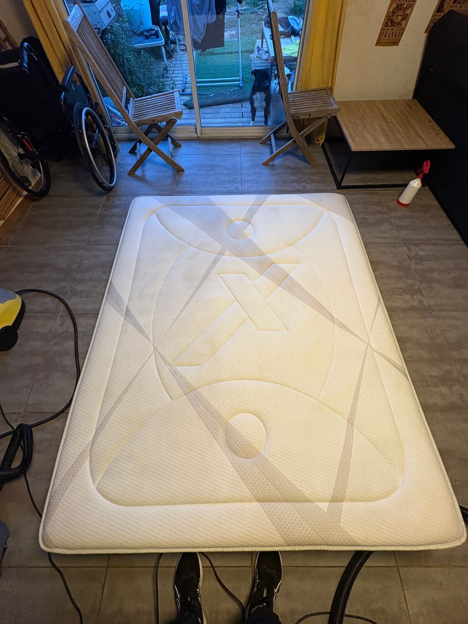 Nettoyage et désinfections matelas accident d'urine