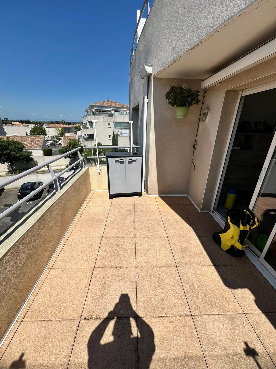 Après nettoyage professionnel d'une terrasse d'appartement à Marseillan - Eco Clean Up 34