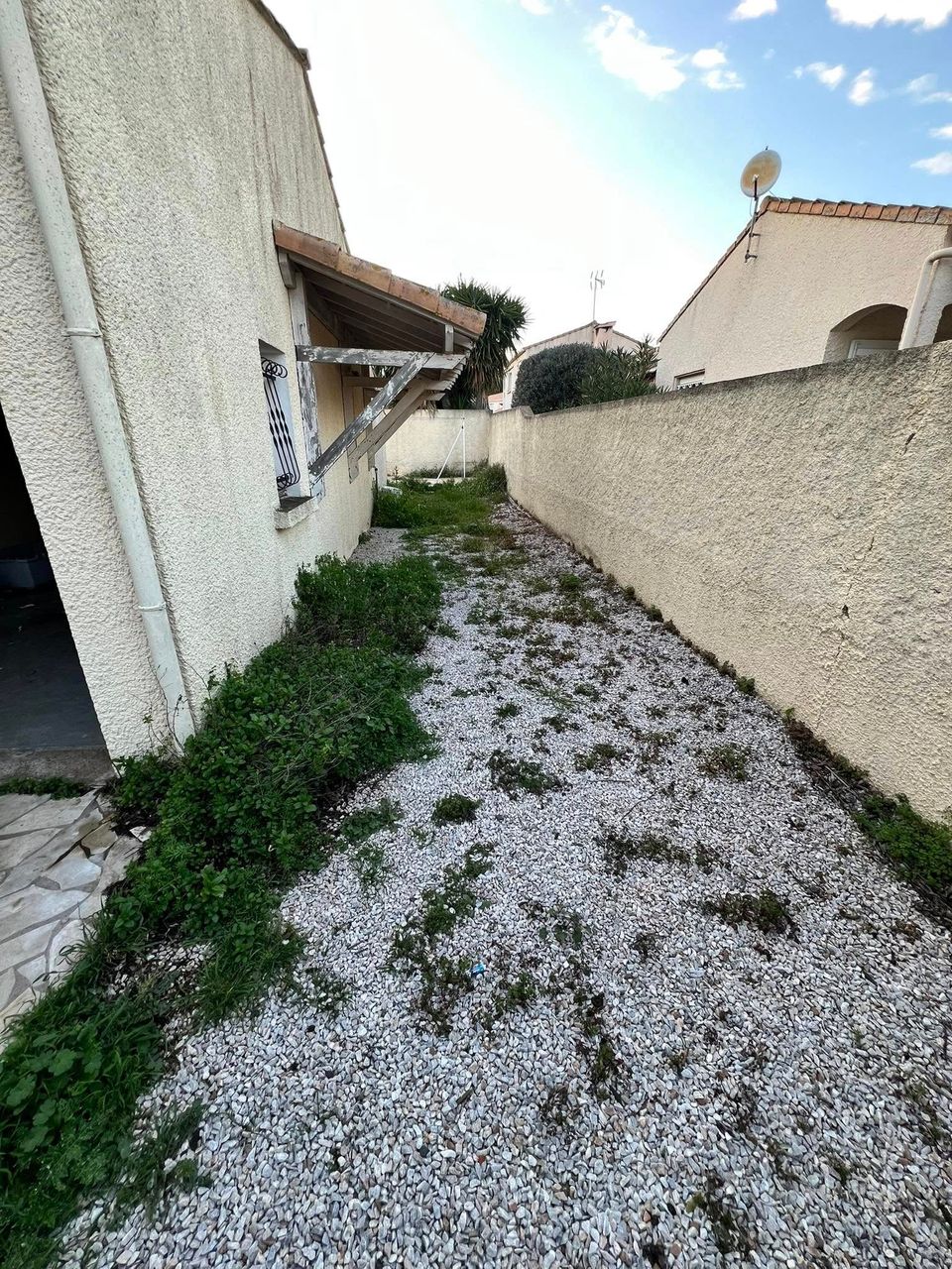 Nettoyage et entretien professionnel espaces verts - débroussaillage - avant - Par Eco Clean Up 34 - Hérault