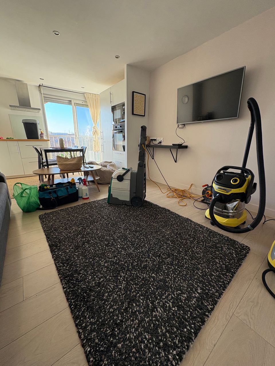 Nettoyage et désinfections complète pour ce tapis 