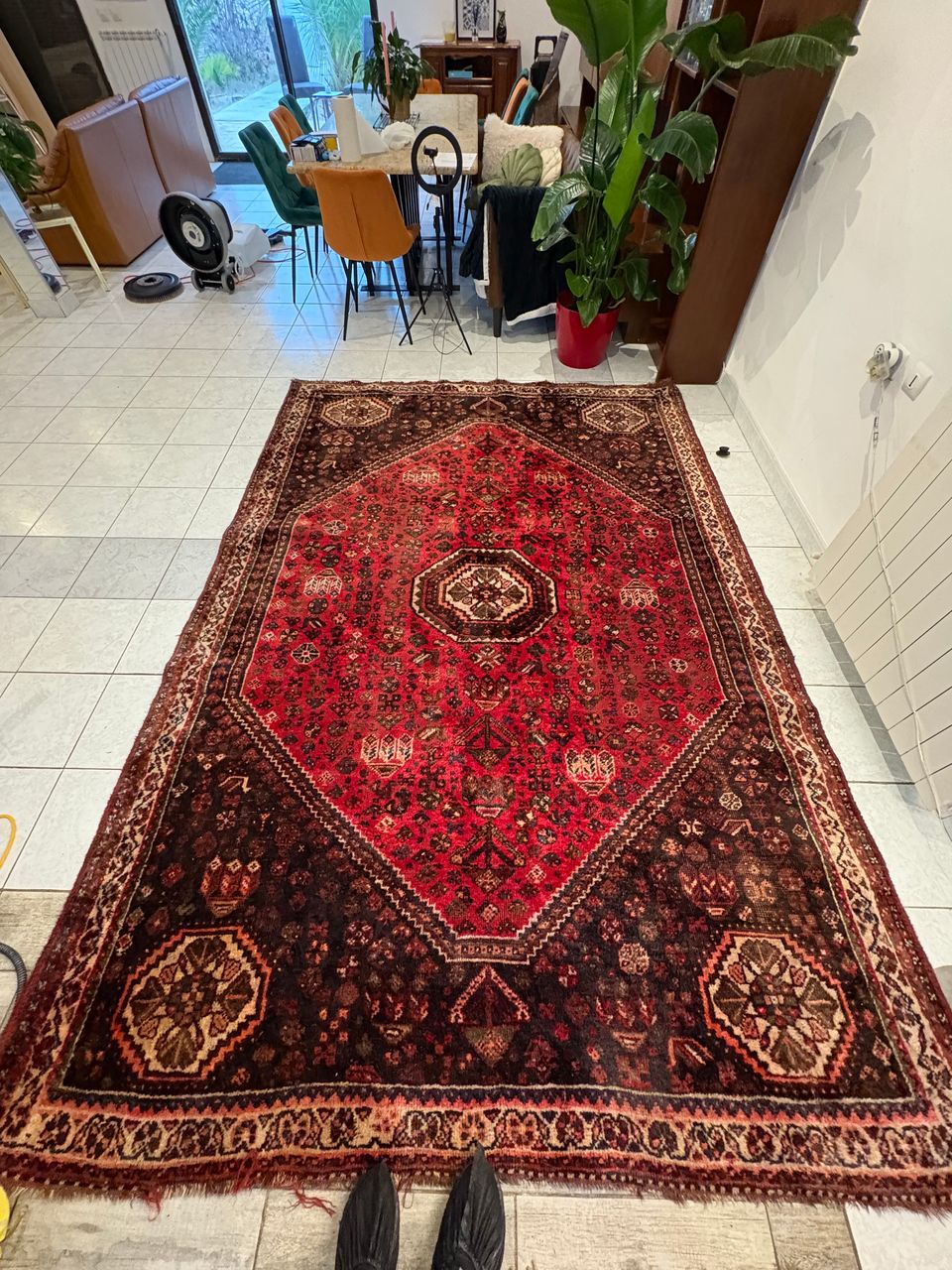 Nettoyage d'un tapis syrien à marseillan