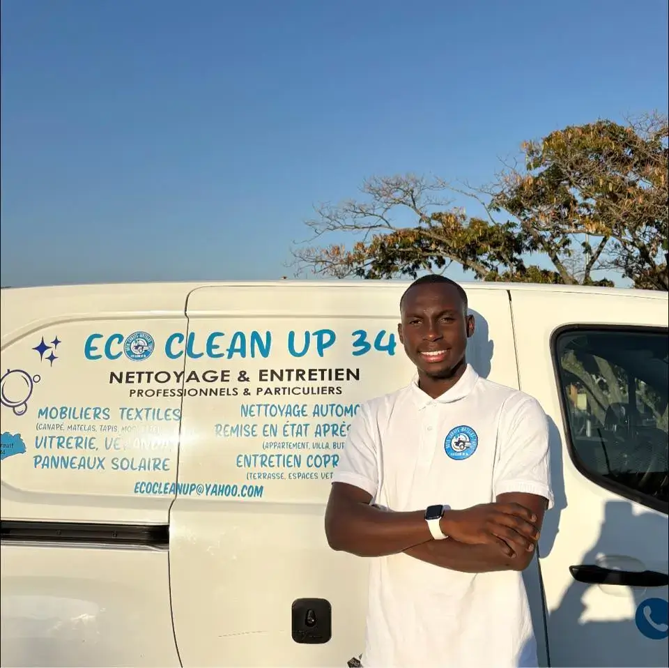 Sékou Dramé, gérant de Eco Clean Up 34